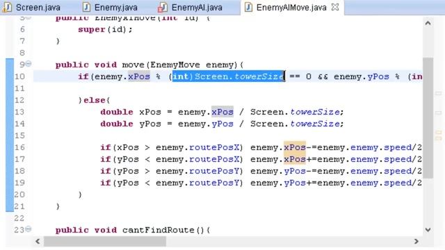 Let's Create a Game in Java: Tower Defense Episode 22 - More Movin'!