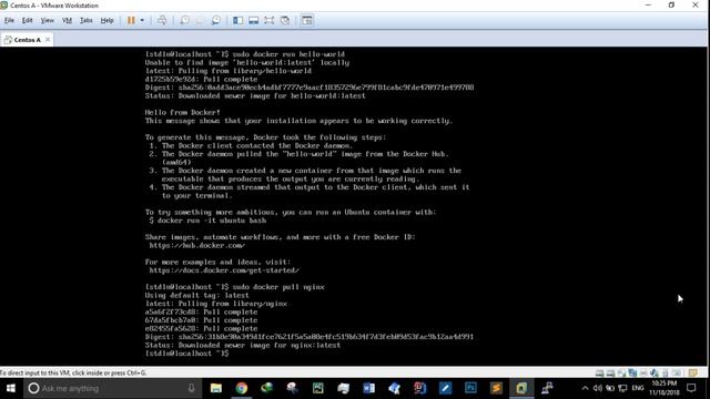 installation of  docker-ce in centos