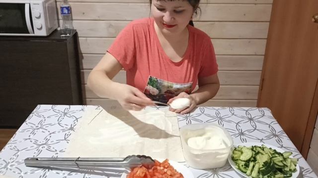 Шаурма по домашнему, соус по рецепту зрителя