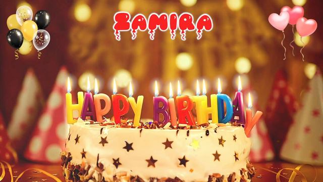 ZAMIRA Birthday Song – Happy Birthday Zamira