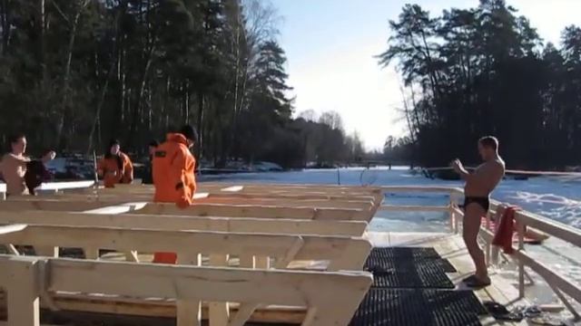 19.01.2015. Крещение Господне в Серебряном бору - Ролик №22