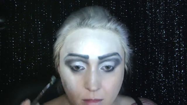 The Ghost of Christmas Past A Christmas Carol Makeup Tutorial