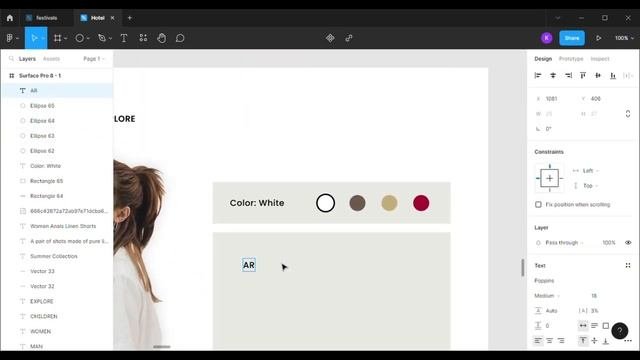 Figma Tutorial - Lets Create Landing Page UI Design for E-Commerce. Simple and Clean.