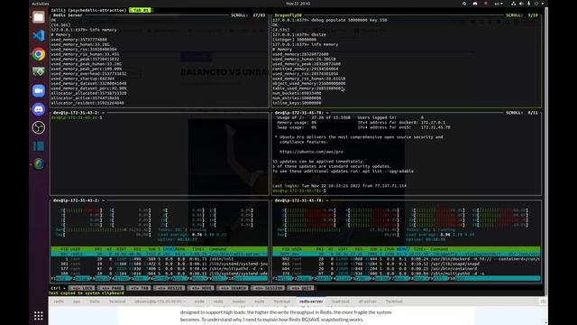 DragonflyDB vs Redis - Snapshotting