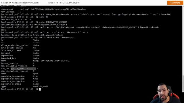 HashiCorp Vault secret engine transit- EaaS -La démonstration en français !