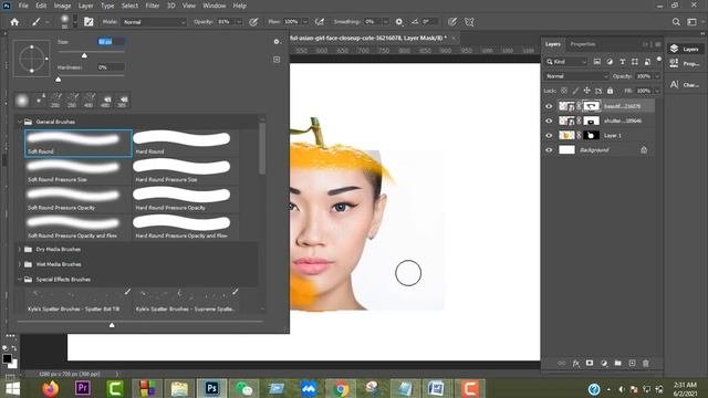 Orange Photo Manipulation | Photoshop Tutorial For Beginners | Photoshop Manipulation Tutorial