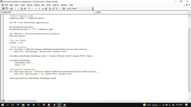 Create PowerPoint Presentations through Excel Form using VBA | Nutpam