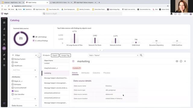 BigID Data Catalog Demo