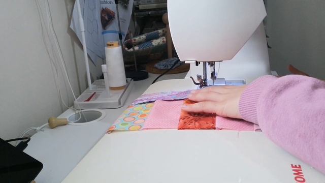 sewing with my granddaughter Scarlett, she was desperate to have a go and make a youtube video ?