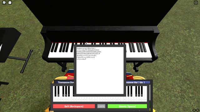 Shinsei Kamattechan - Yuugure no Tori Roblox Piano Sheet