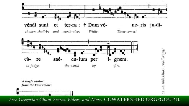 ( * live rec.) • Absolution of the Body — Requiem Mass in Gregorian Chant