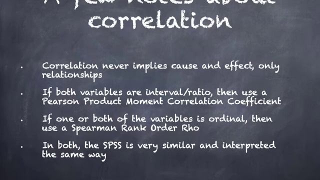 Statistics Refresher 4 - Correlation and Chi-Square