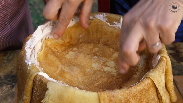 Рецепт критского пирога и блинного салата Азербайджанская Кухня Деревенская Кухня  Рецепты