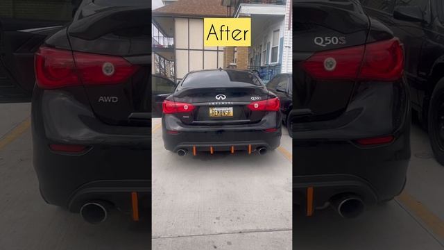 2015 Infiniti Q50s 3.7L | Upgraded Exhaust