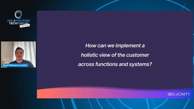 Digitalisation and optimisation in AML -- workshop at AML & FinCrime Tech Forum