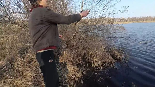 Весеннее открытие сезона на щуку. Щука на поплавок. Рыбалка в Беларуси. Fishing in Belarus.
