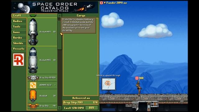 Обзор игры Cortex Command.