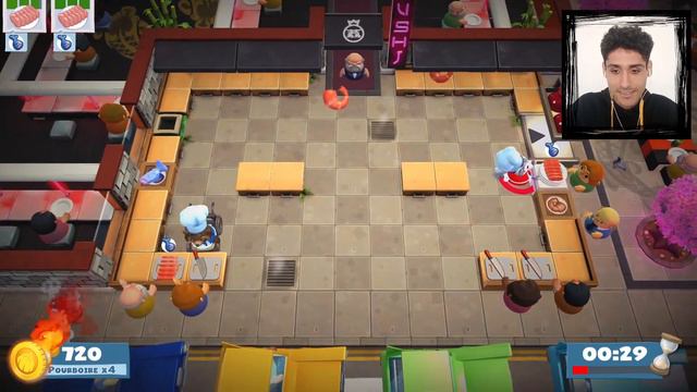 OVERCOOKED! 2 #1  الشيف غنيتشا مع يوريي أبدااع