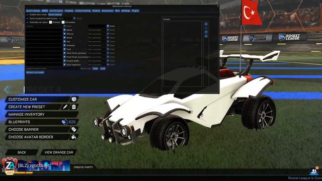 BakkesMod Kurulum & Kullanım | Bedava Item Kullanma! | Rocket League Türkçe Rehber