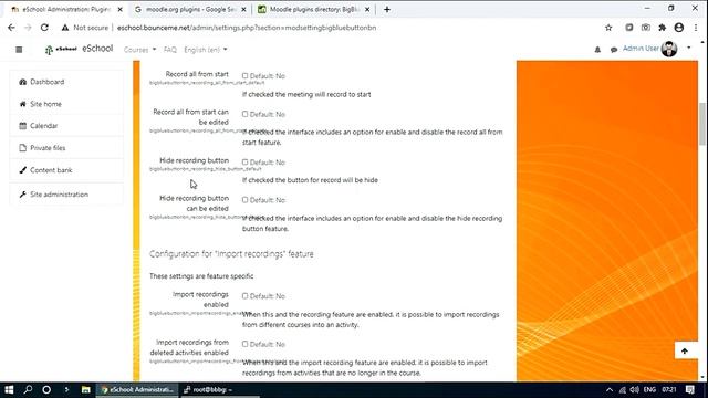 BigBlueButton integration in Moodle LMS | Moodle LMS | Greenlight | Web Conferencing System|Part5