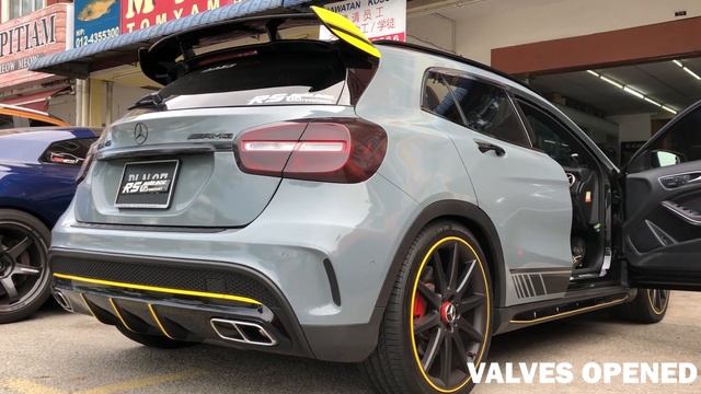 Mercedes-AMG GLA45 w/ ARMYTRIX Variable Valve Controlled Exhaust, Loud Revs & Acceleration!