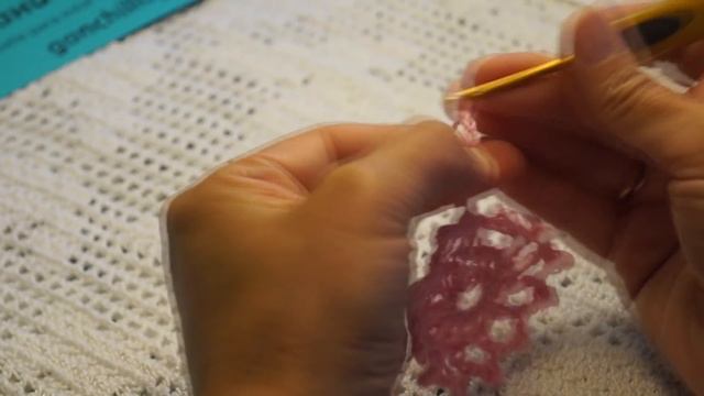 Вязанное украшение цветок брошь 1ч вязание крючком crochet flowerузор  229