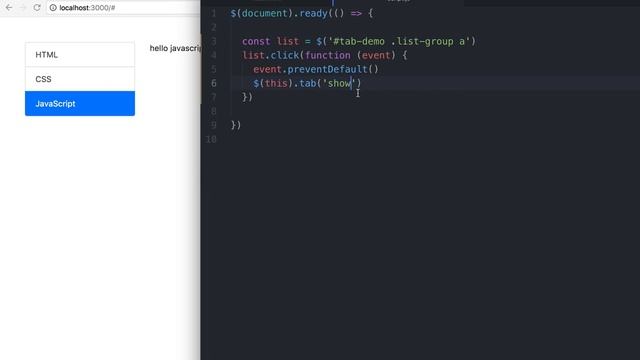 Bootstrap 4 中文教程List group方法与事件