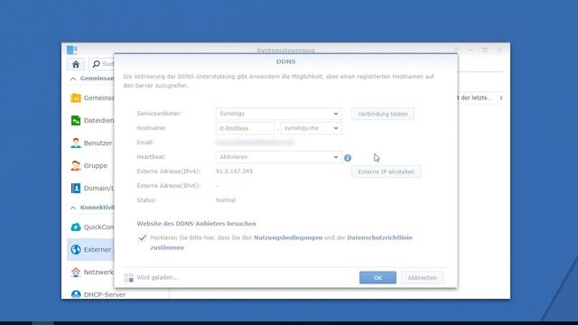 Synology Externer Zugriff einrichten mit DynDNS - Tutorial Deutsch