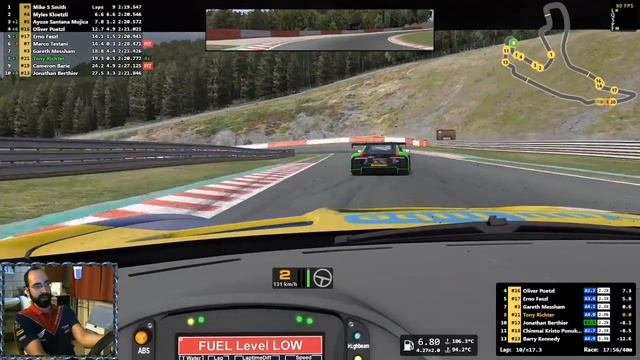 iRacing Career #10: Blancpain Sprint at Spa - Good Bye Safety Rating!