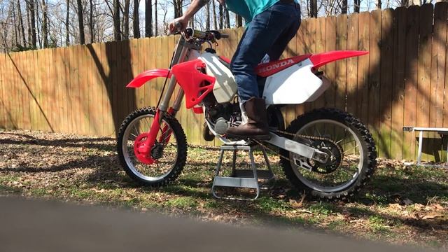 Cr125 first start