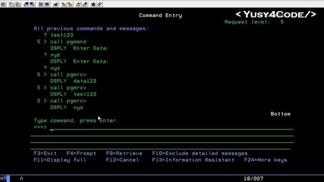 Introduction of Data Queue - DTAQ in IBM i AS400  yusy4code