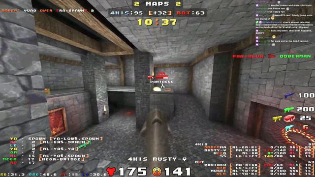[ENG] ROT B VS 4KIS DIV 2 MAP 5 STRONGHOLD TDM SEMI FINALS QW QLAN WARS 4 [ 2023 ]