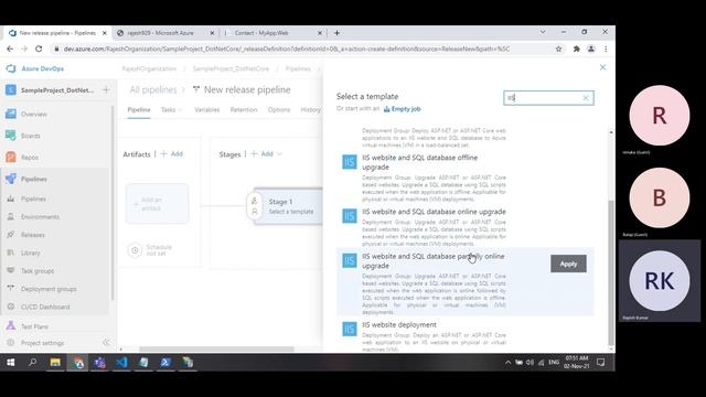 Azure DevOps - Creating Deployment Groups and Deploy to Local