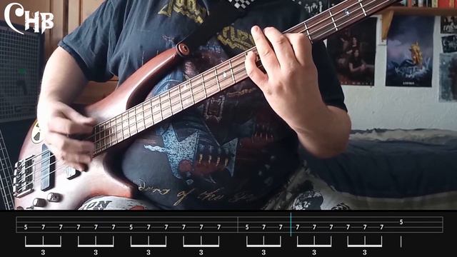 EP 38 Danzig - Am I Demon - Bass Cover (Includes online and downloadable tab)