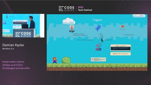 Damian Kęska – "Kubernetes-native CI/CD & GitOps - korzyści i wyzwania" (??PL) | Code Europe 2023