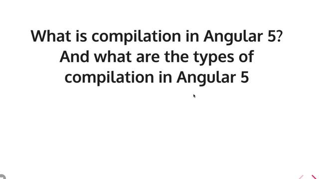Angular Interview Questions #01