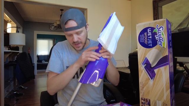Swiffer WetJet Wood Floor Mopping and Cleaning Starter Kit Review