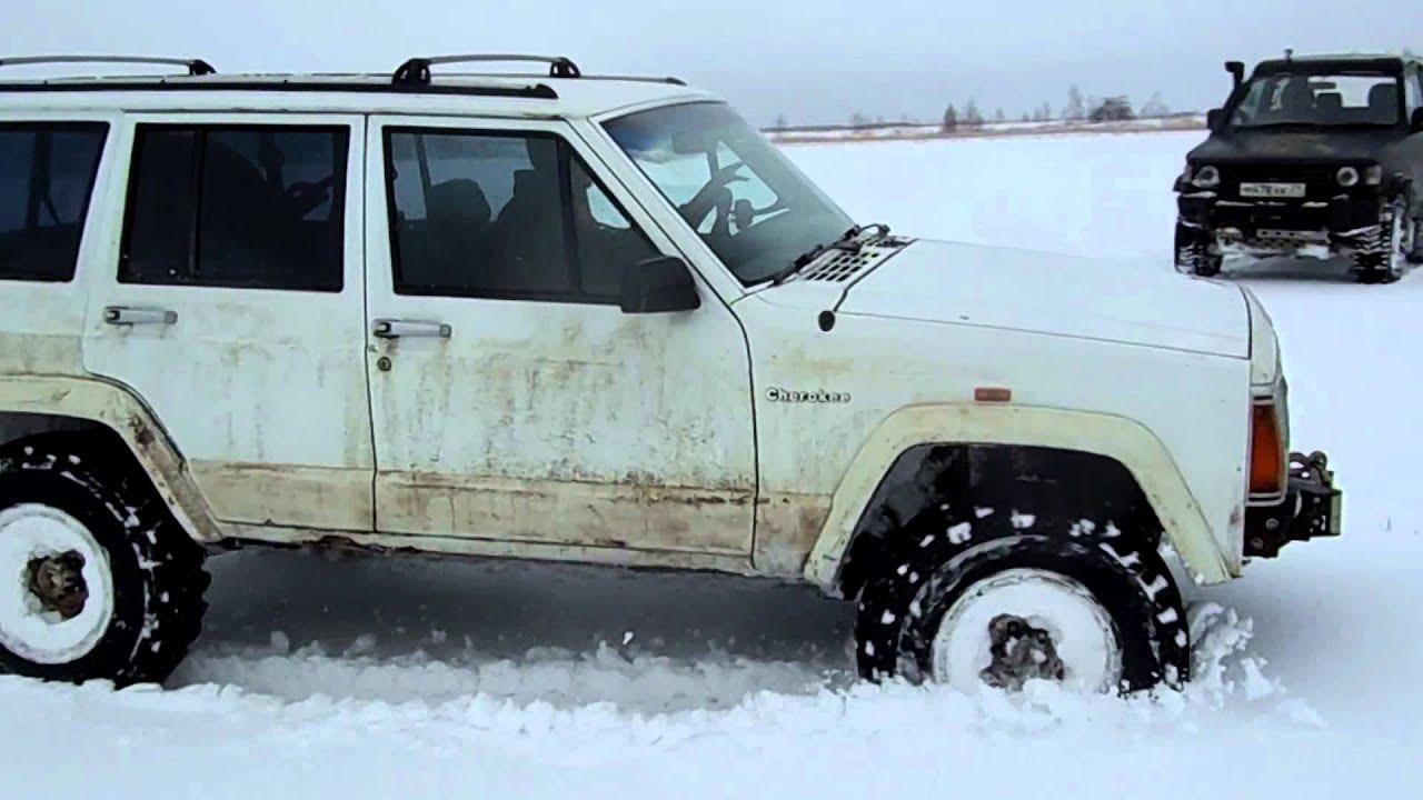 УАЗ Патриот Спорт Vs Pajero 2 Vs Jeep Cherokee, часть 2 - сугробы