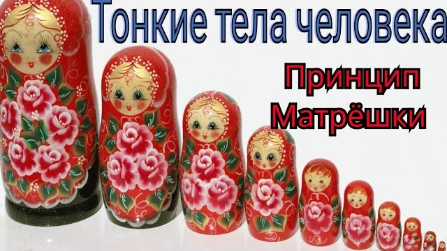 Тонкие тела человека.Матрешка