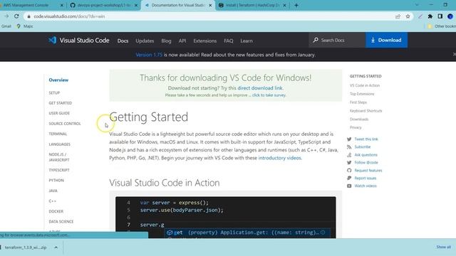 1. Terraform - Install terraform on Windows | Terraform setup for AWS Cloud