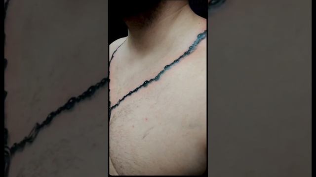 Татуировка крест, на шее. | Cross tattoo on the neck | TATTOO DRAGON
