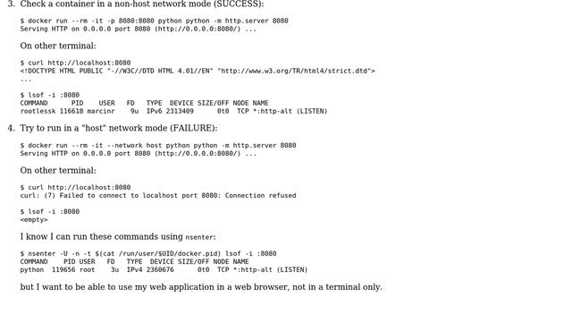 How to bind a port in a "host" network mode from a container run by a rootless dockerd?