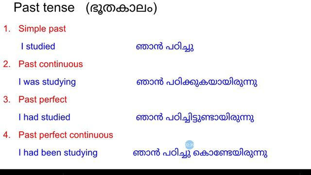 Tenses - Introduction