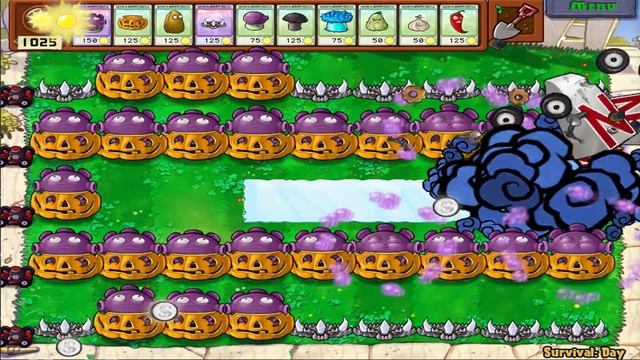 99 Gloom Shroom vs 9999 Giga Gargantuar - Plants vs Zombies Hack