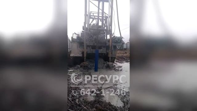 Бурение скважины в КП "Елагино" Ломоносовского района