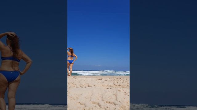 Yoga on the Sea 🙏🌊🙏 |  Йога на Море.💚🧘♀️🌞 |  יוגה בחוף הים 😎🤽♀️☀️

#yoga #love #shorts #na