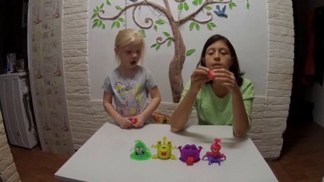 Монстрики из Пятёрочки у Славы и Леры!