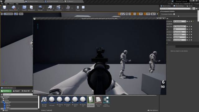 Создание FPS часть 9 / Отдача оружия и режимы стрельбы / Unreal Engine