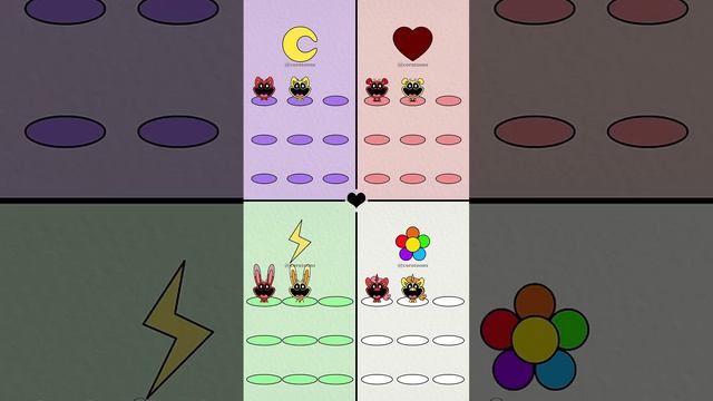 Which one is your favourite_THE SMILING CRITTERS_shorts _poppyplaytime _craftycorn _catnap(720P