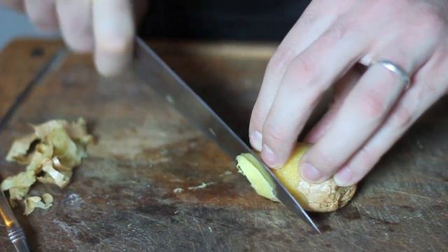 "How to Peel Ginger with a Spoon" with @LetsFeast